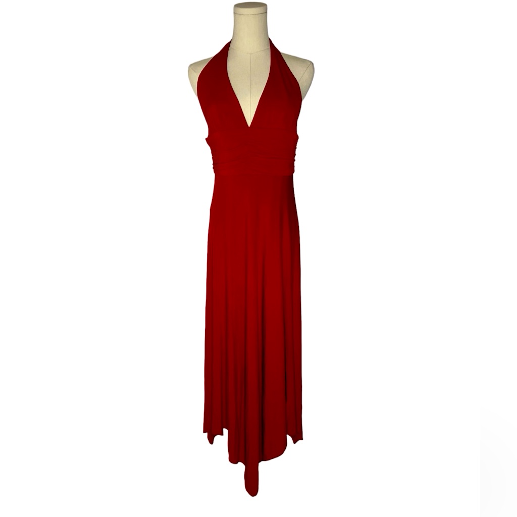 bcbg red halter dress Cocktail Dress Bcbg Sheath Dress Formal Dress Bcbg Black Dress With Pearls BCBG MAXAZRIA Halter